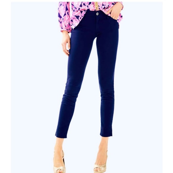 Lilly Pulitzer Denim - Lily Pulitzer Worthy Skinny Jeans in Midnight Nav